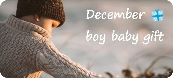 12月生まれの男の子へ贈る出産祝い