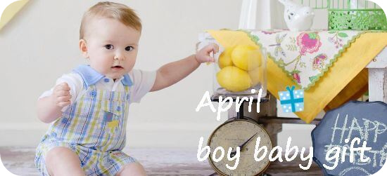 ４月生まれの男の子へ贈る出産祝い