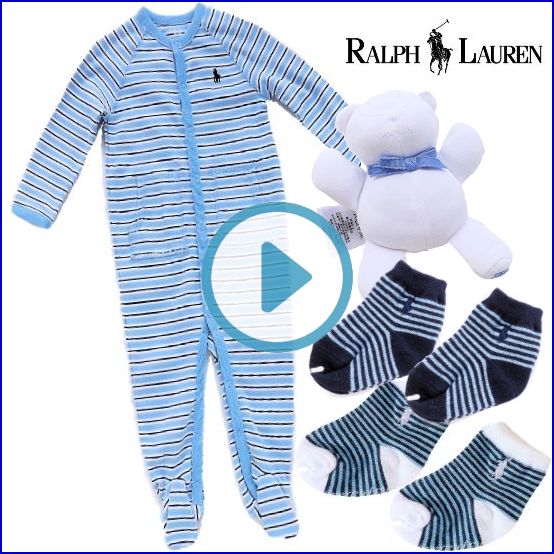 RALPH LAUREN　ラルフローレン　ベビー服とおもちゃ男の子出産祝いセット