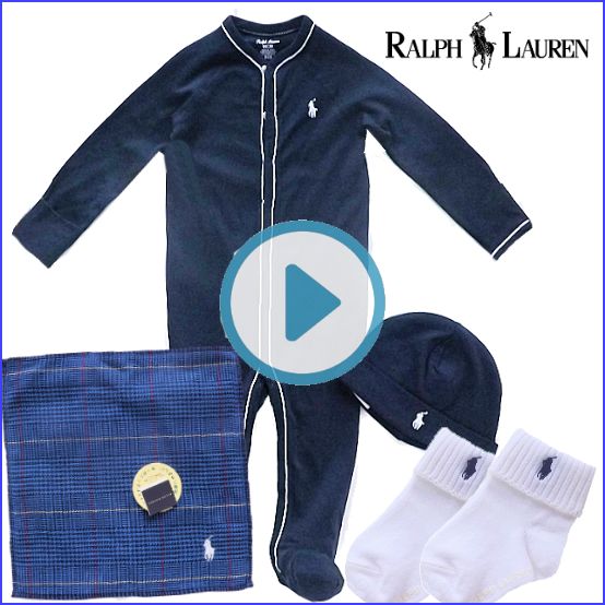 RALPH LAUREN　ラルフローレン男の出産祝い　高品質ベビー服お祝いギフト