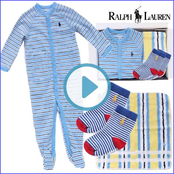 RALPH LAUREN　ラルフローレン男の出産祝い　爽やかベビー服ギフトセット