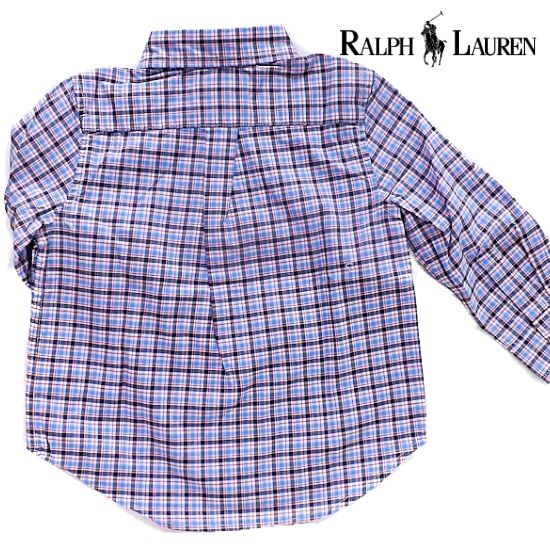 ラルフローレン1歳赤ちゃん長袖シャツ