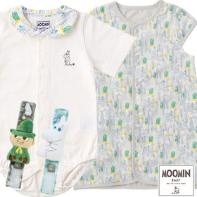 Moomin baby ムーミン　男の子出産祝い　サマースリーパーとベビー服セット